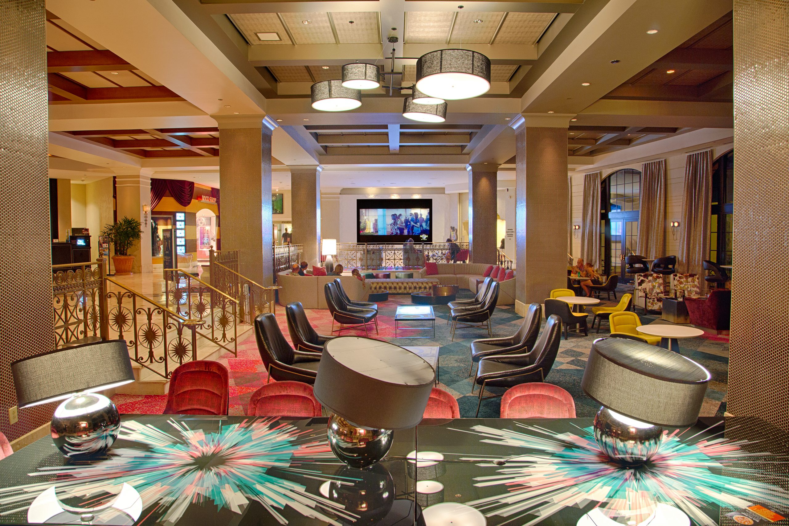 Hard Rock Hotel resort AV installation - pool and audio zones