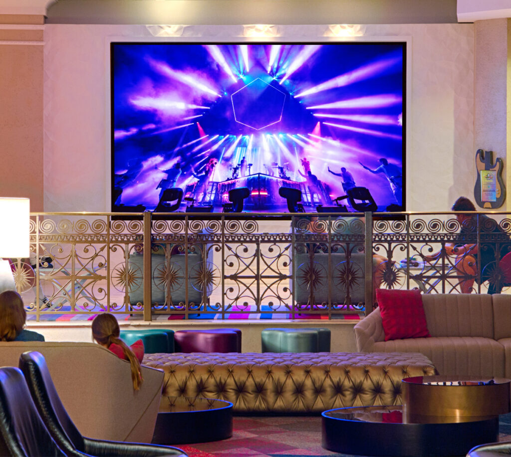 Hard Rock LED upgrade project by AV integrator