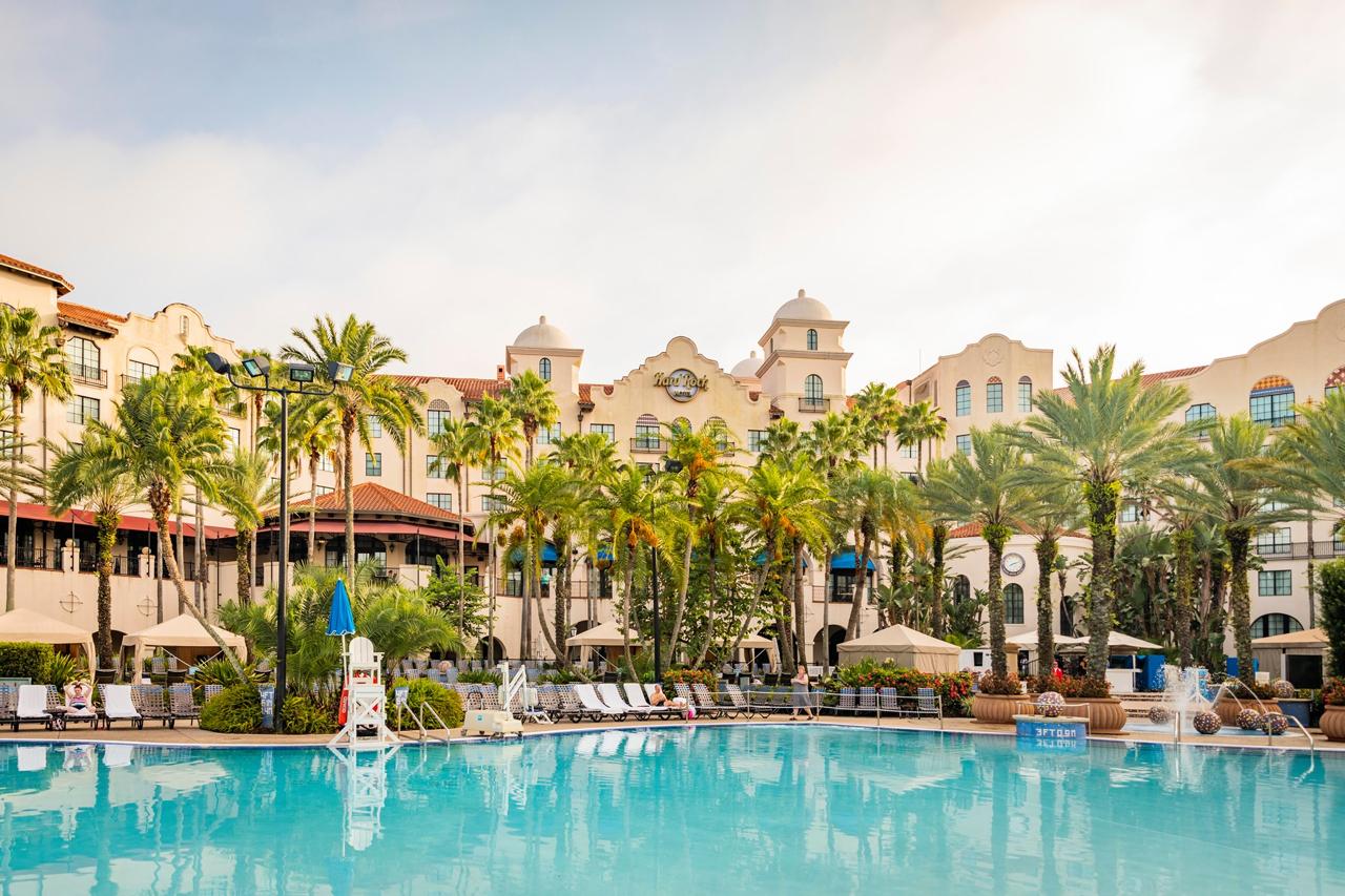 Hard Rock Hotel Universal Orlando. pool area audio and AV systems
