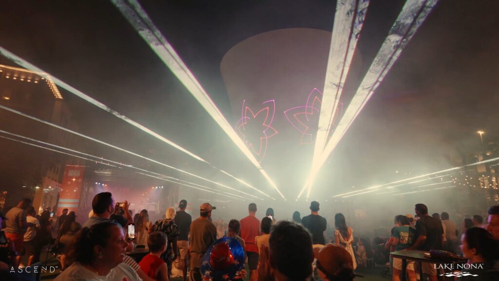 Lake Nona Laser Show
