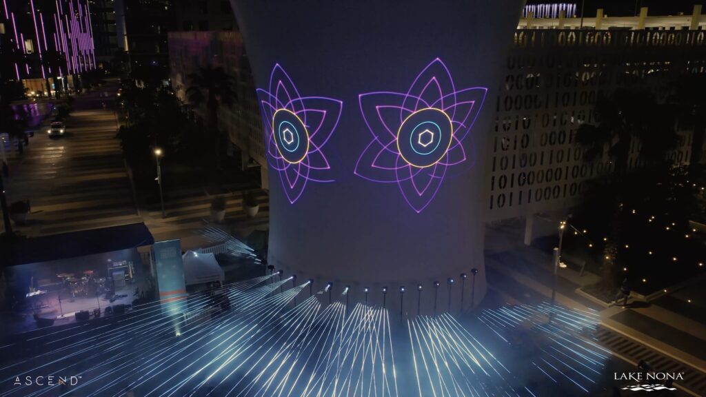 Lake Nona Laser Show