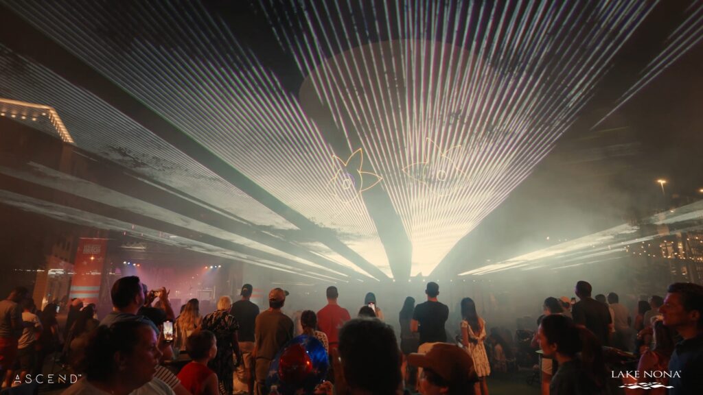 Lake Nona Laser Show