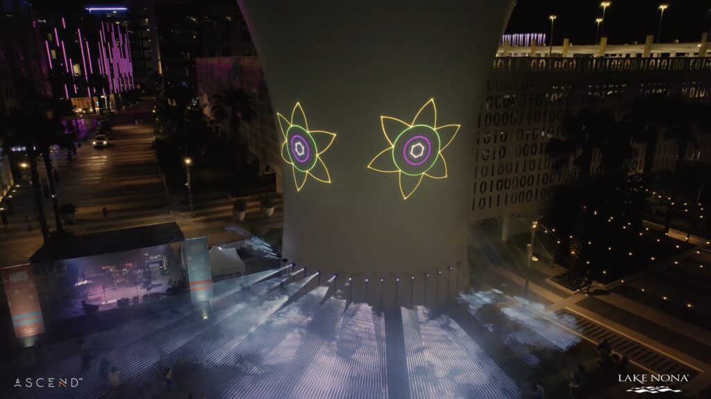 Lake Nona Laser Show