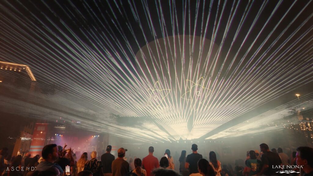 Lake Nona Laser Show