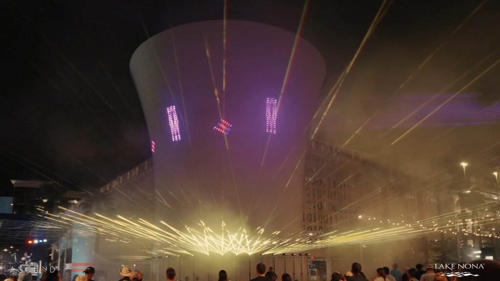 Lake Nona Laser Show